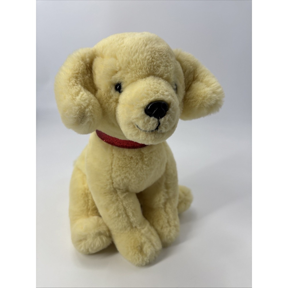 FAO SCHWARZ Yellow Lab Puppy Dog Plush Stuffed Animal toy